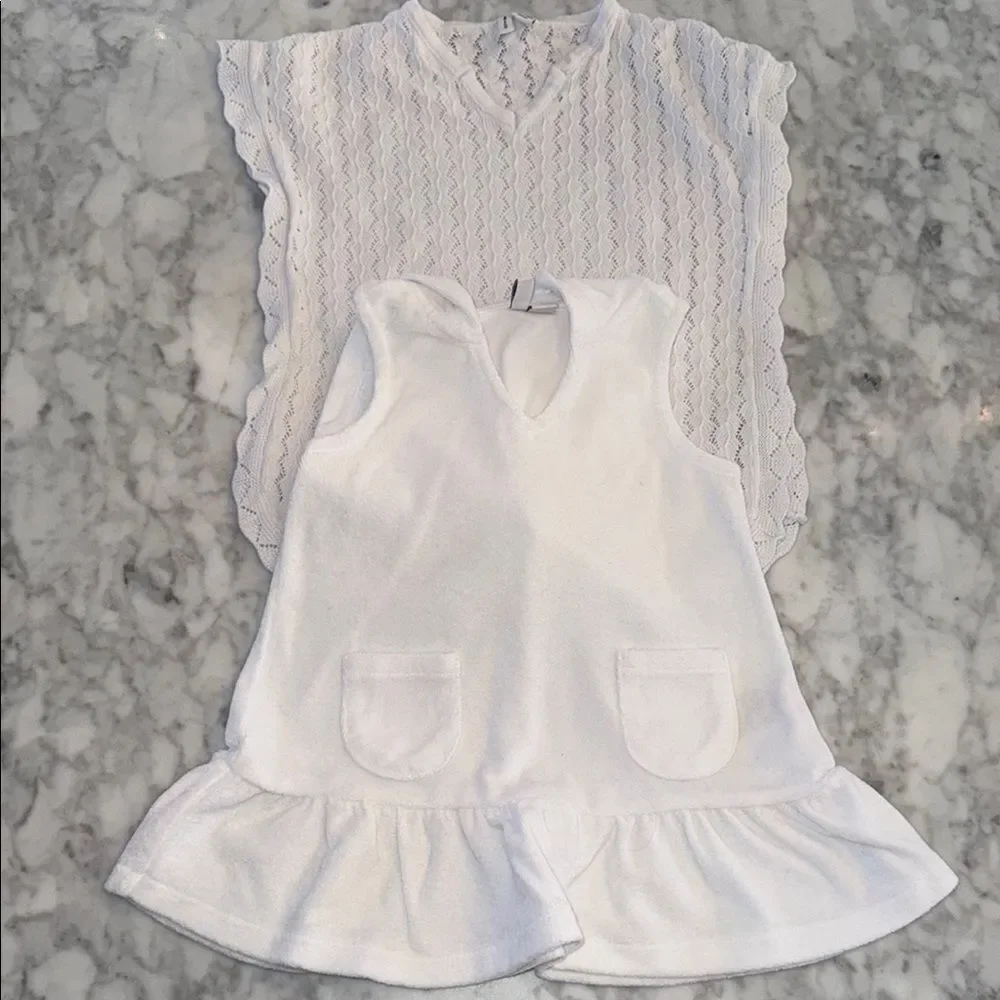 JANIE & JACK WHITE COVERUP BUNDLE 12/18M